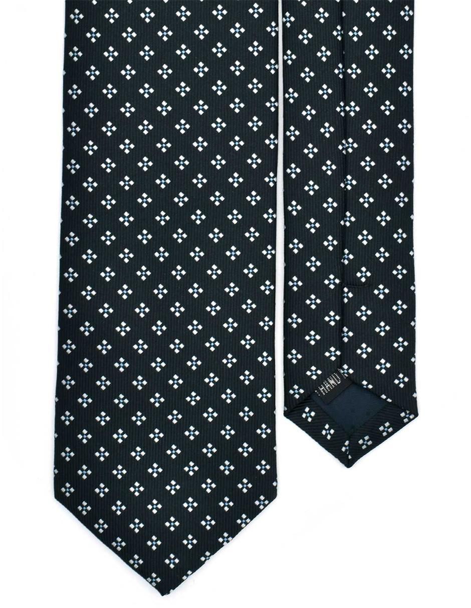 Corbata U.S. Polo Assn regular de seda estampada para hombre 3