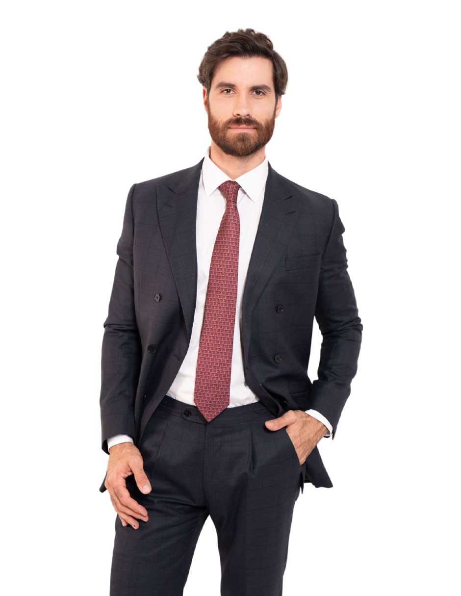 Corbata regular de seda para hombre 3
