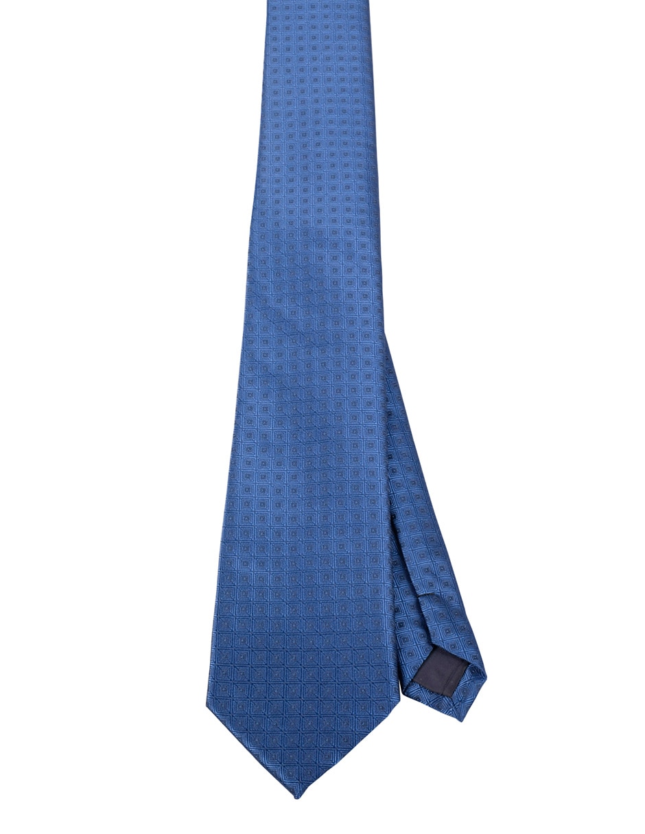 Corbata regular estampado a cuadros para hombre 1