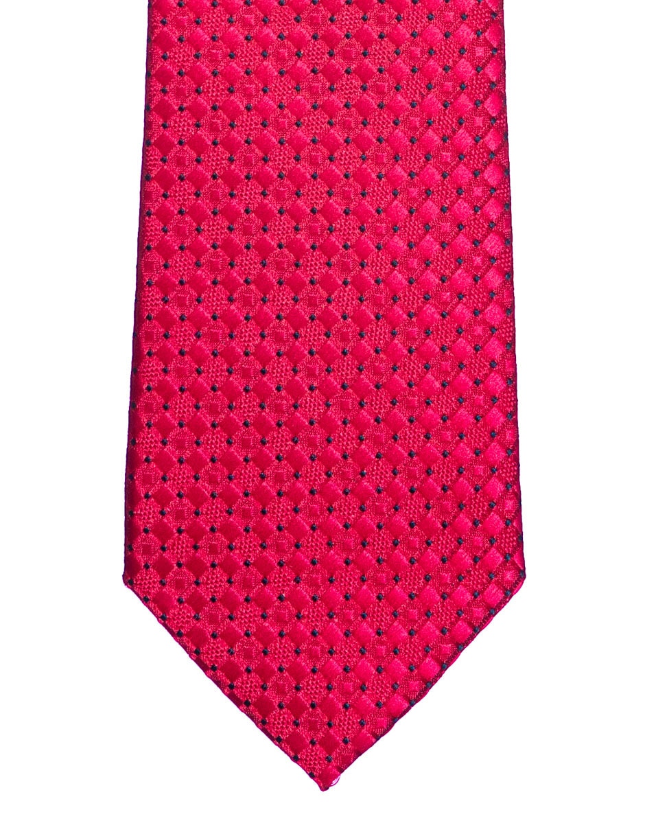 Corbata regular estampado a cuadros para hombre 1