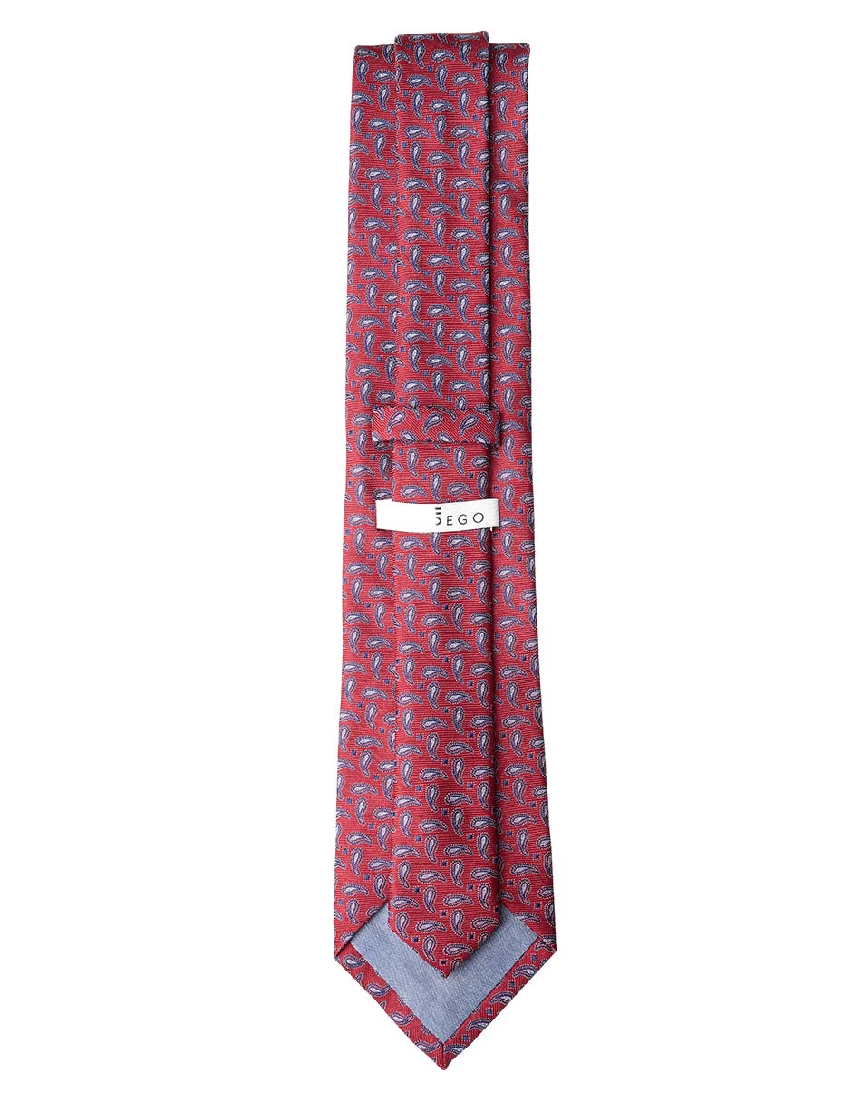 Corbata regular estampado paisley para hombre 2