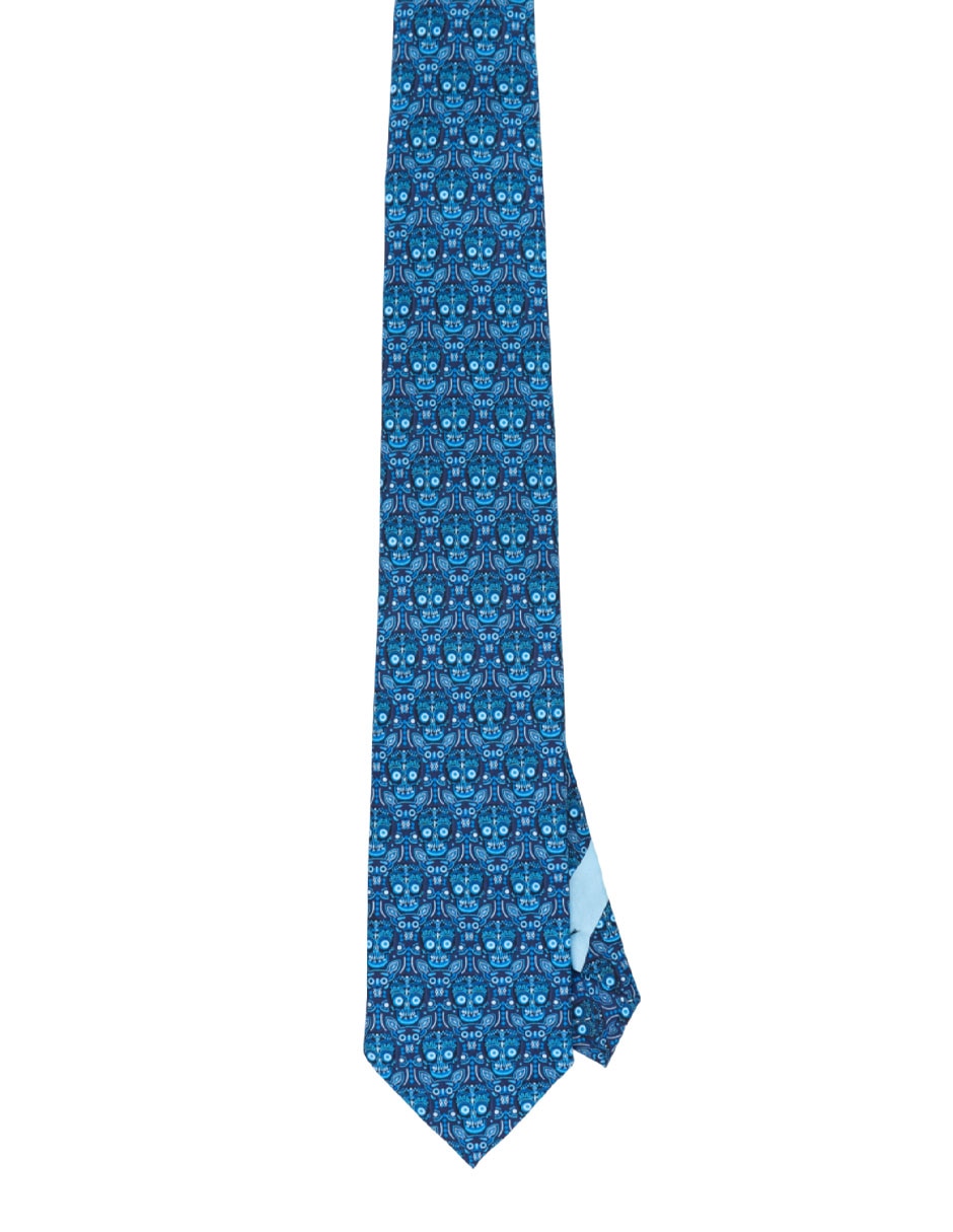 Corbata regular de seda para hombre