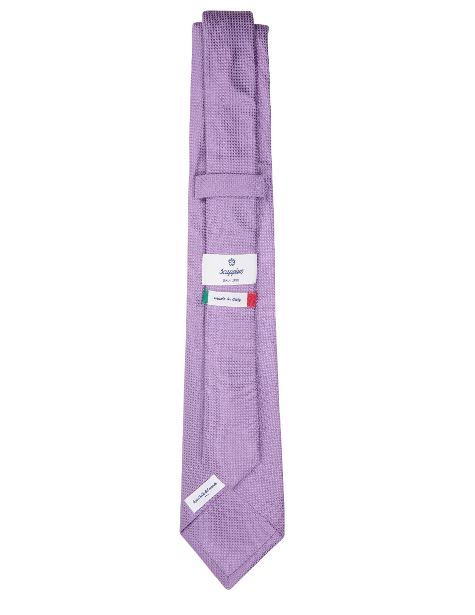 CORBATA SCAPPINO A CUADROS SE, VIOLETA
