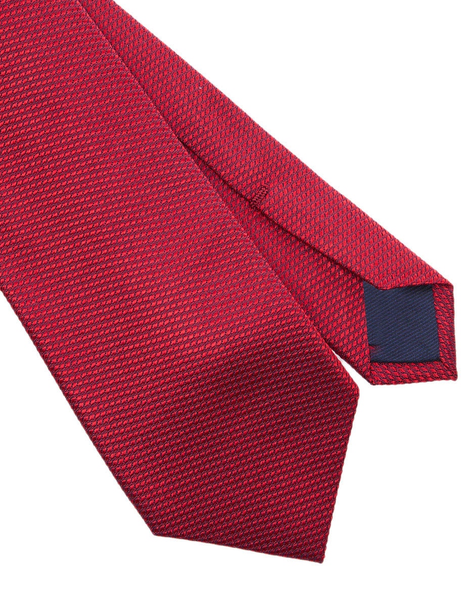 Corbata regular de seda estampado jacquard para hombre 3