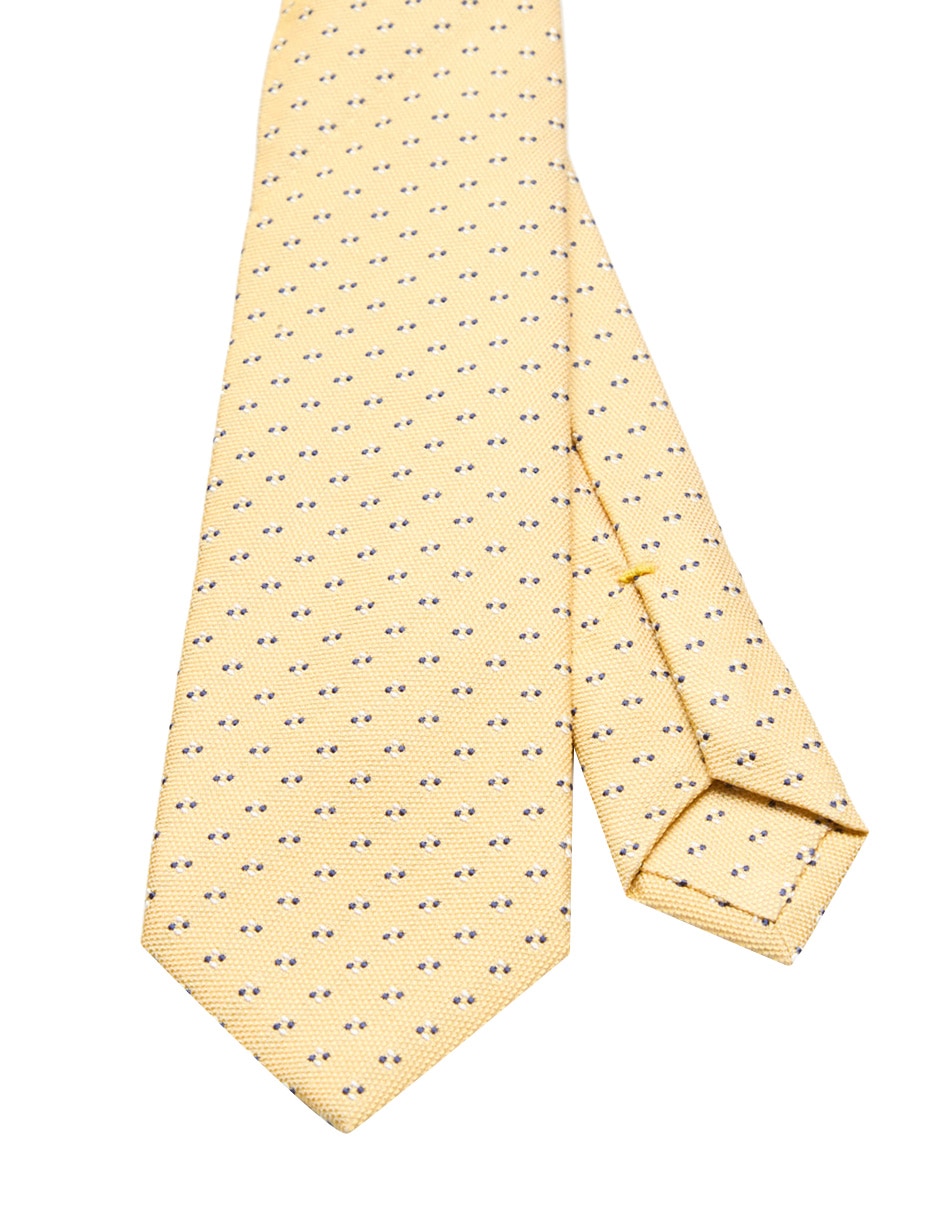 Corbata regular de seda estampado Jacquard para hombre