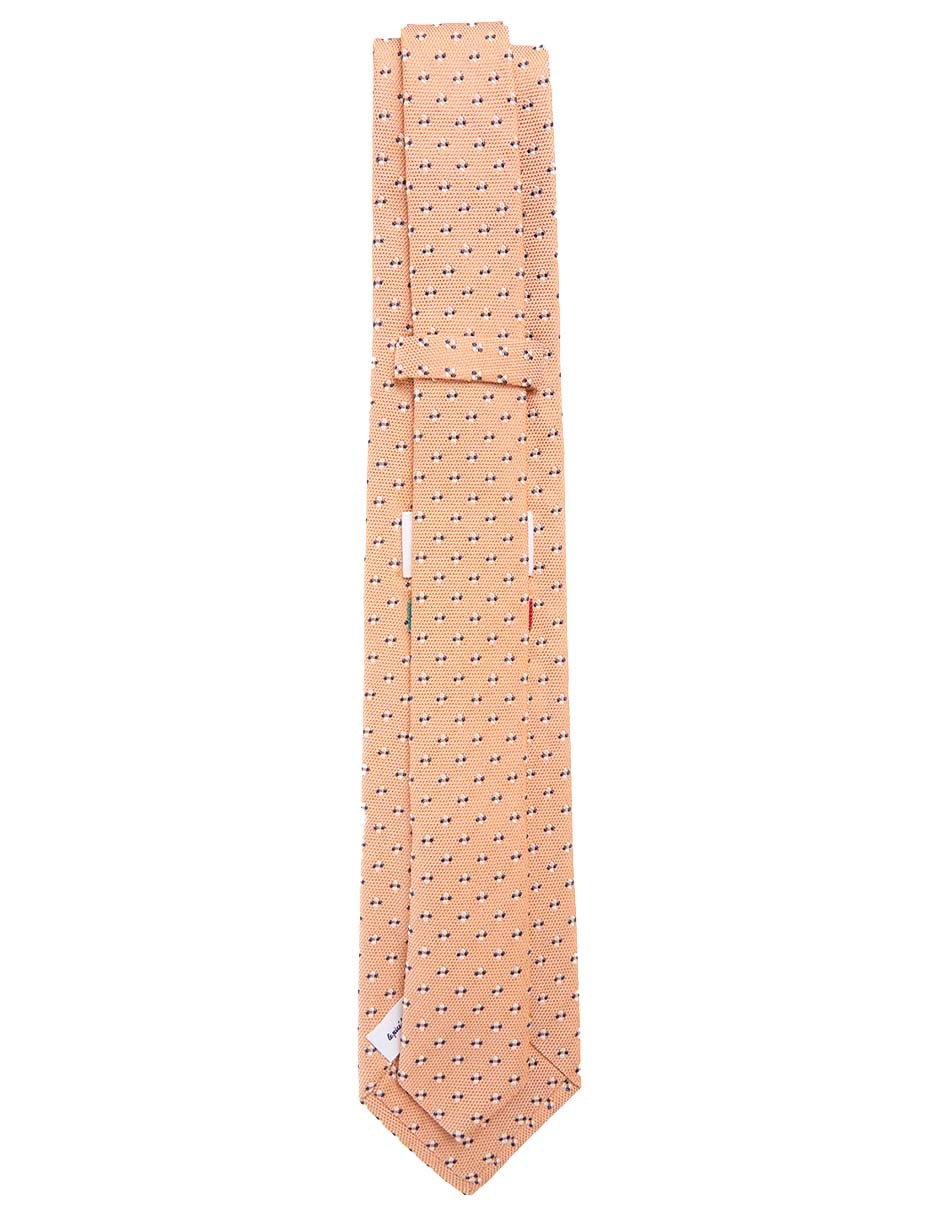 Corbata regular de seda estampado Jacquard para hombre 2