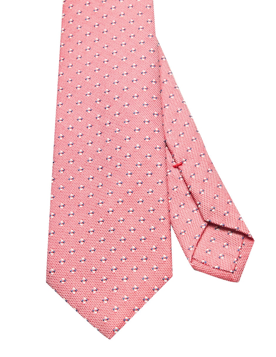 Corbata regular de seda estampado Jacquard para hombre