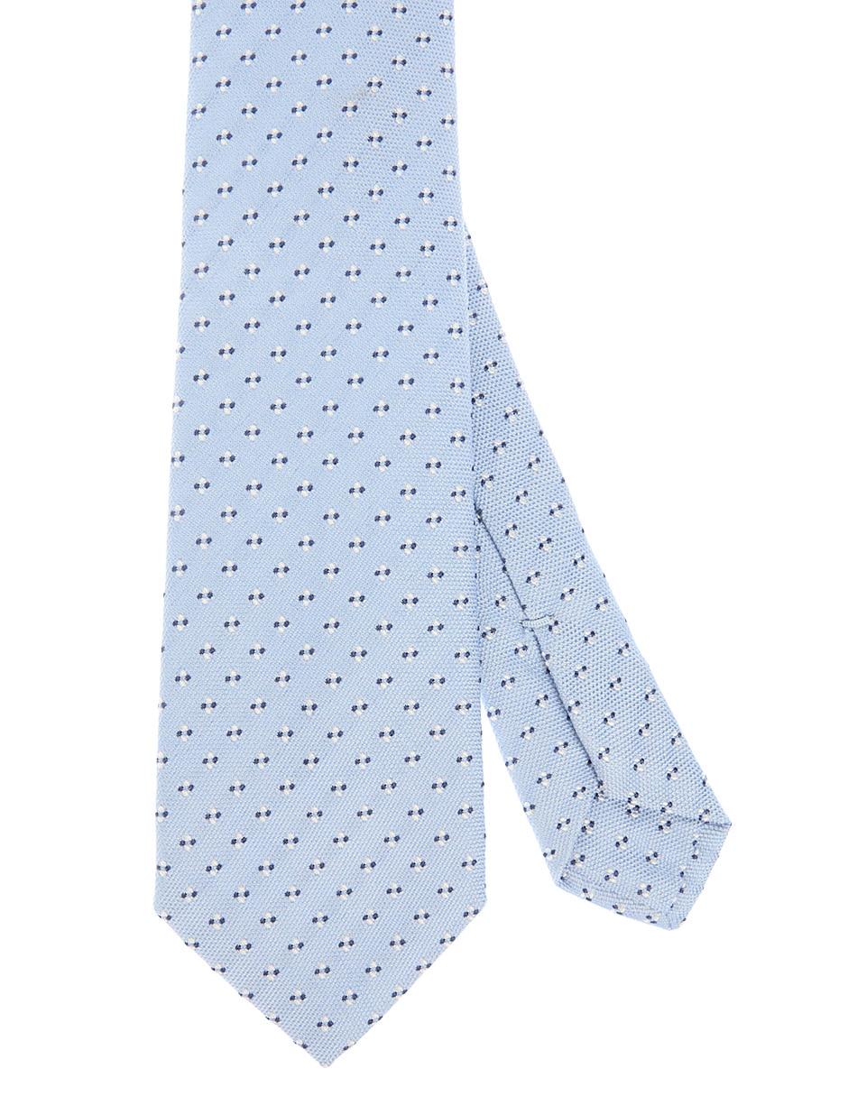 Corbata regular de seda estampado Jacquard para hombre