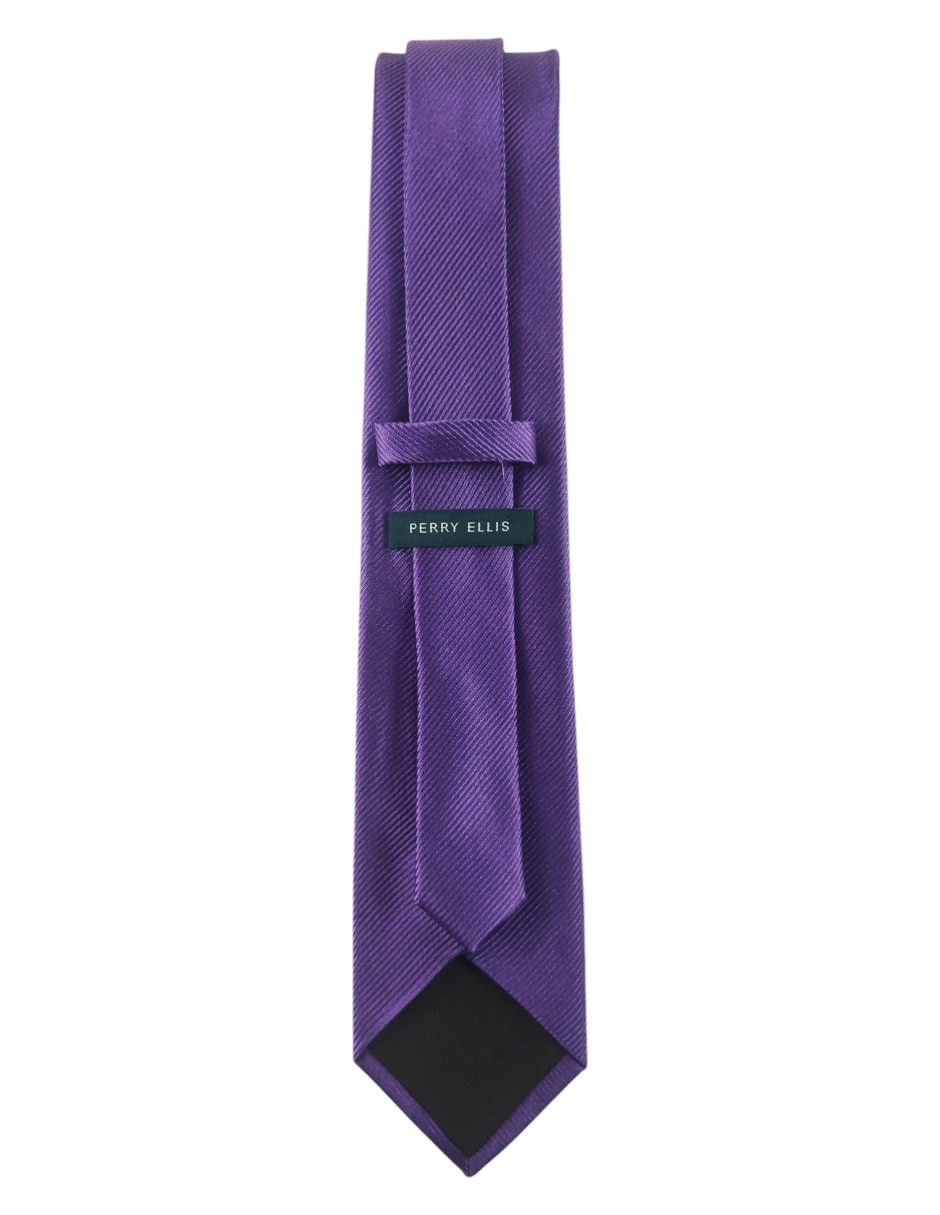 Corbata regular de seda estampado a rayas para hombre 2