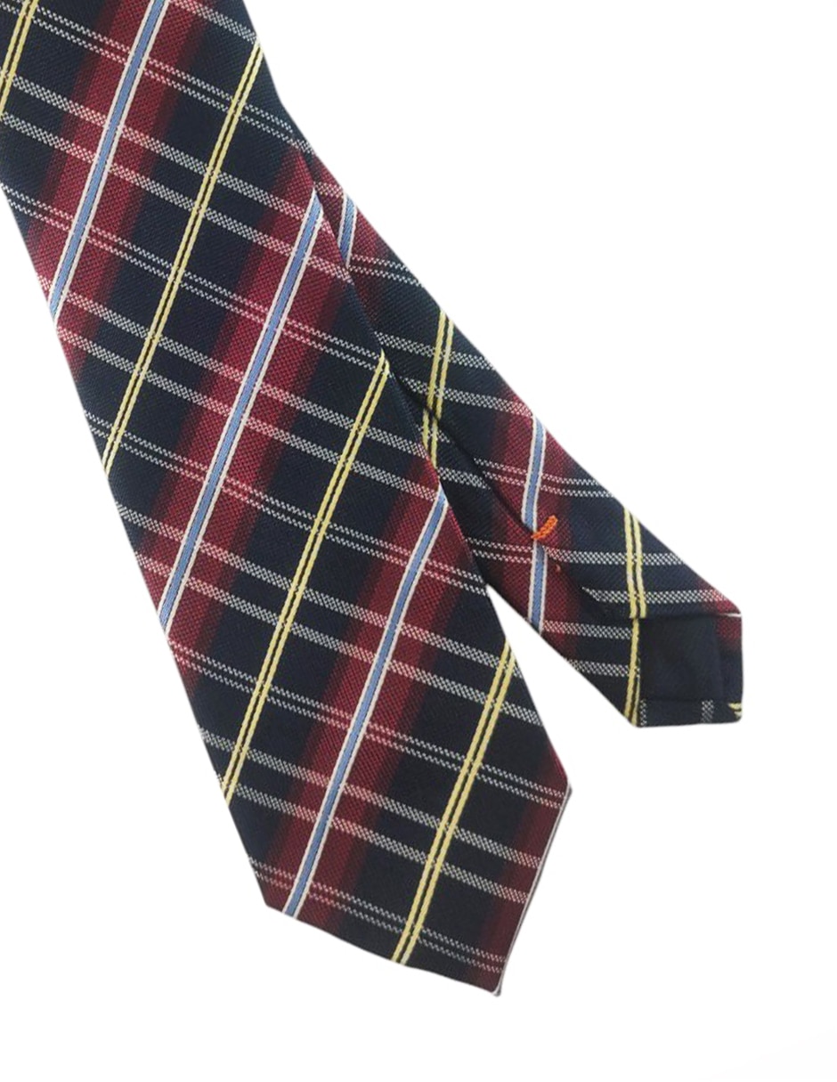 Corbata regular estampado a cuadros para hombre 3