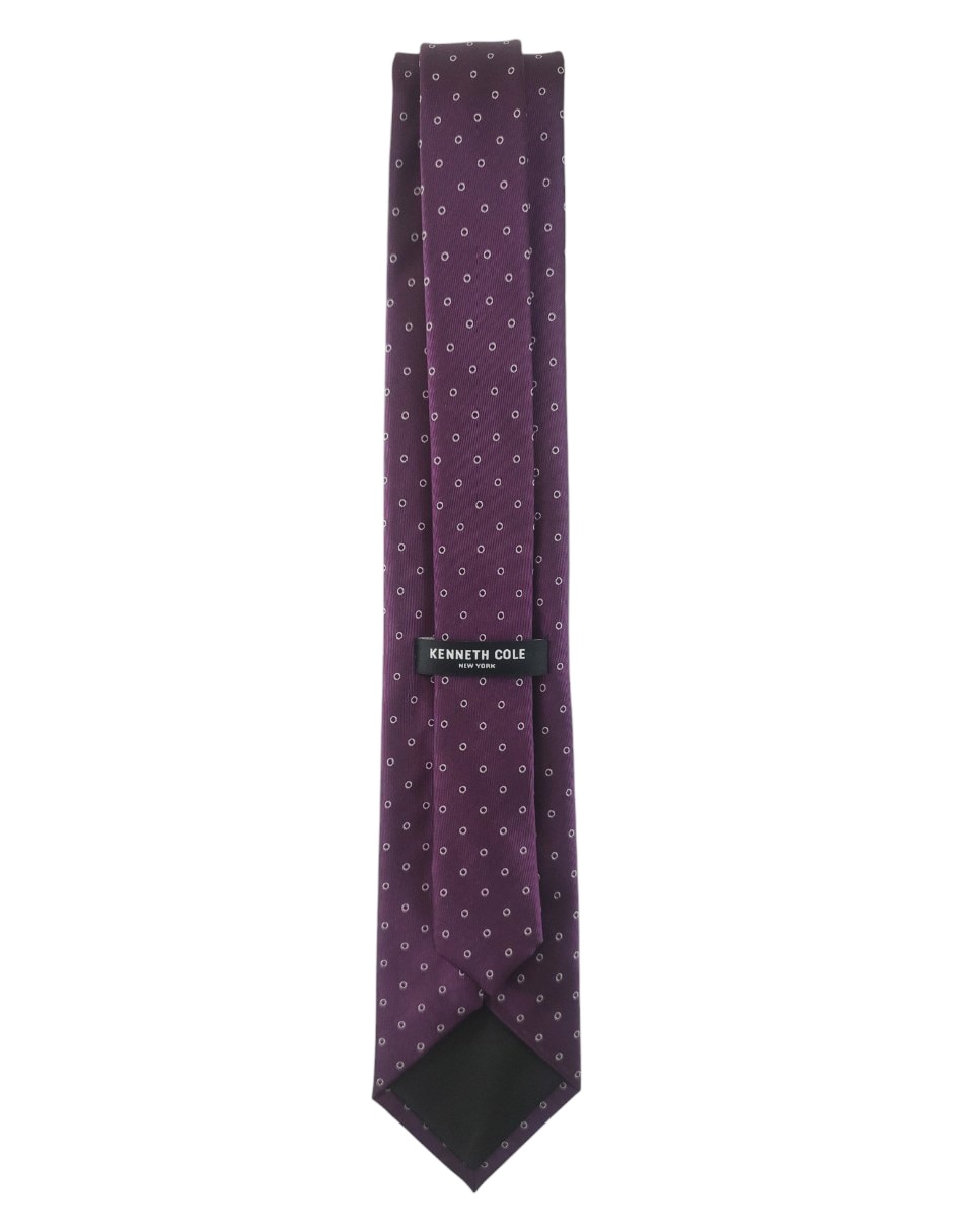 Corbata regular de seda estampada para hombre