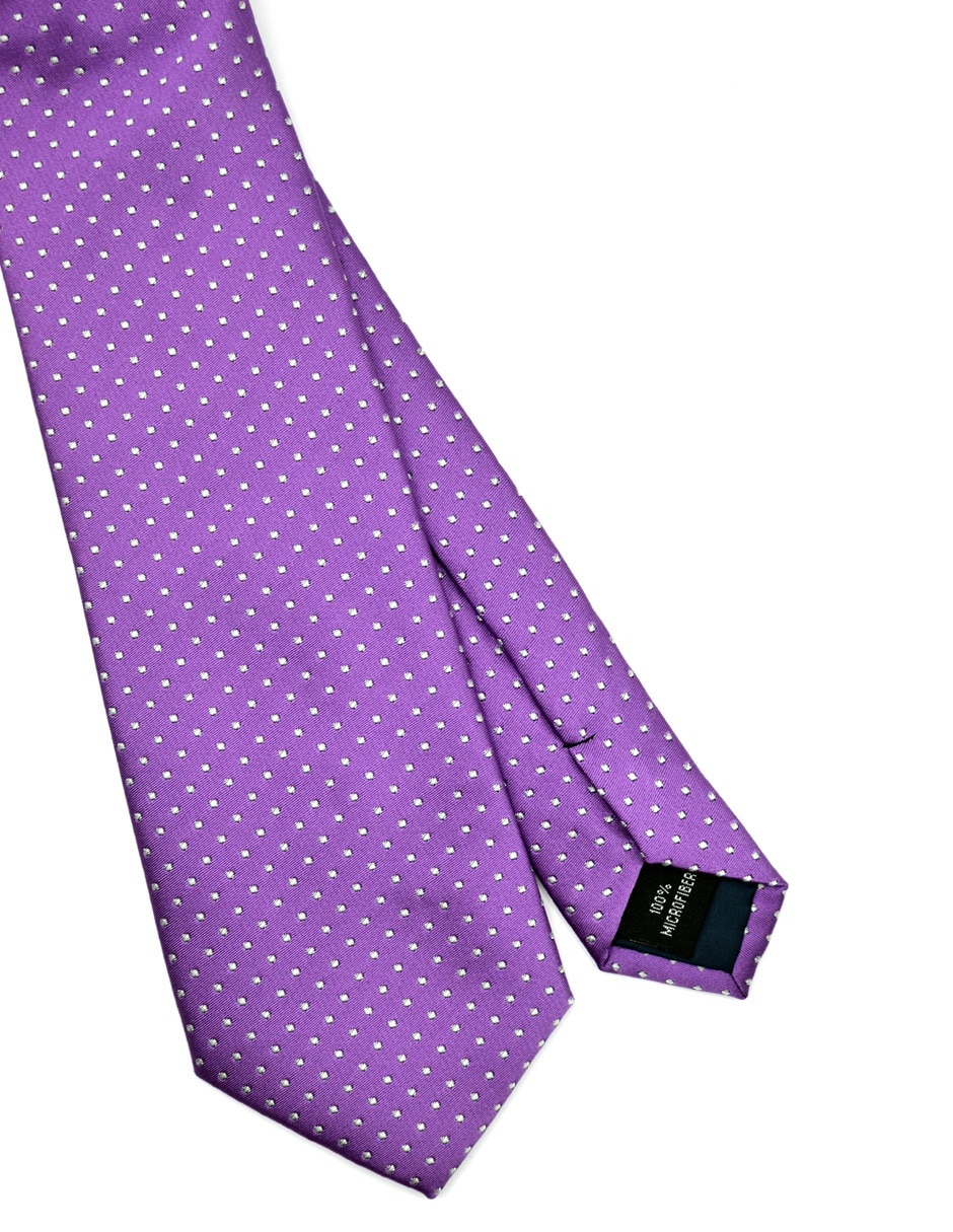 Corbata Regular (6-8.5 cm) estampado lunares para hombre 3