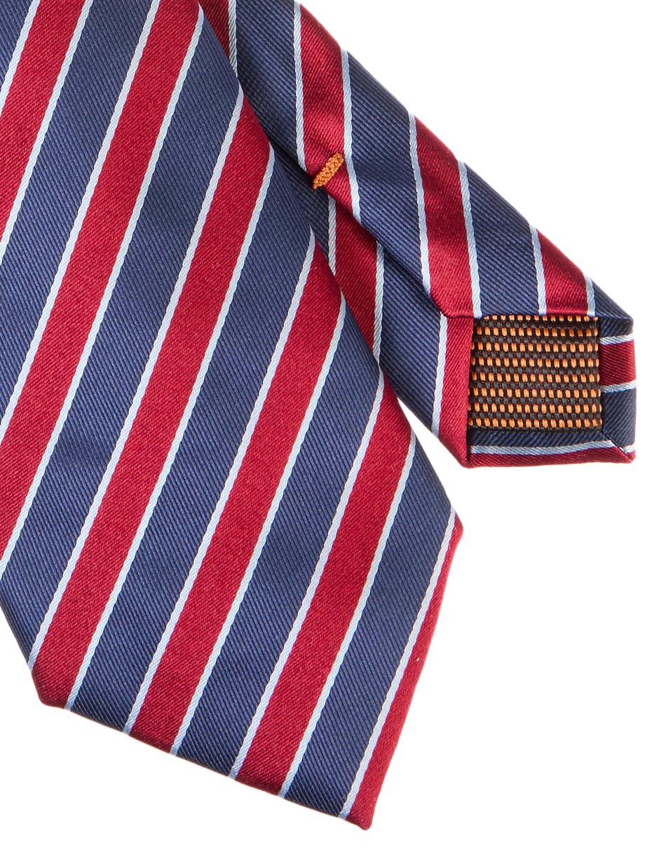 Corbata regular estampado a rayas para hombre 3
