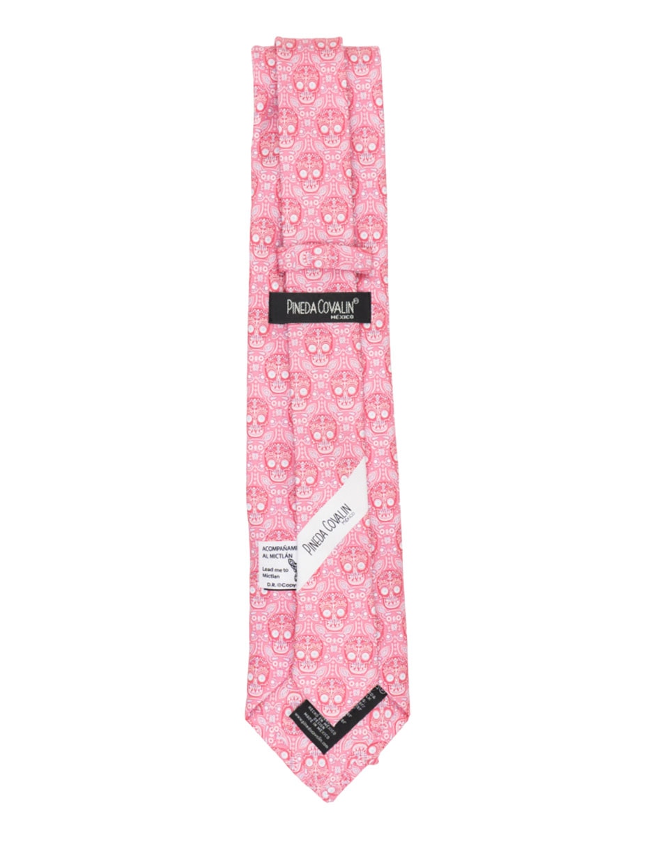 Corbata regular de seda estampada para hombre 2