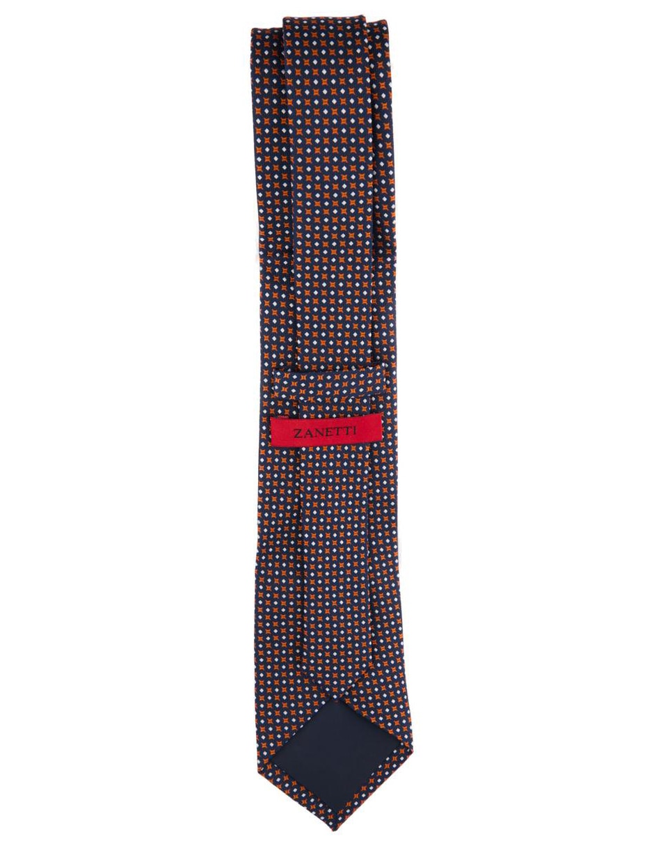 Corbata slim de seda estampada para hombre 2