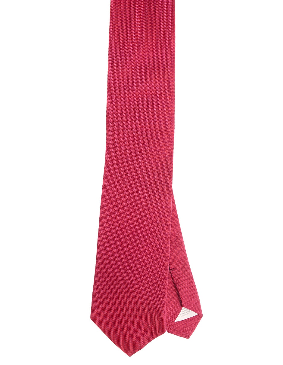 Corbata regular de seda estampada para hombre