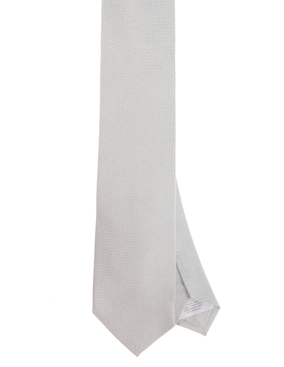Corbata regular de seda estampada para hombre