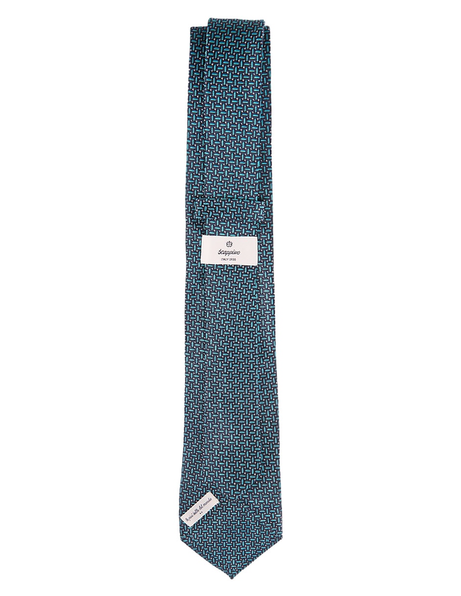 Corbata regular de seda estampada para hombre 2