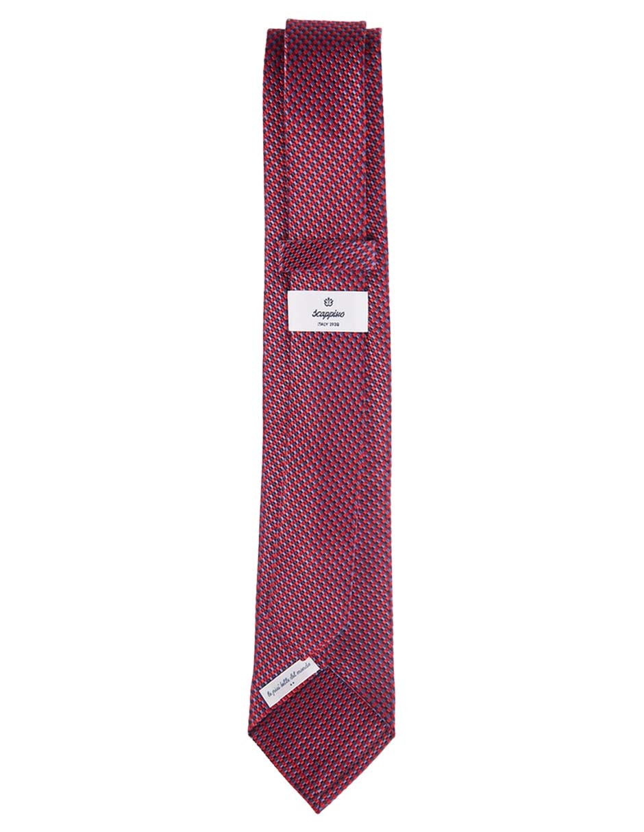 Corbata regular de seda estampada para hombre 2
