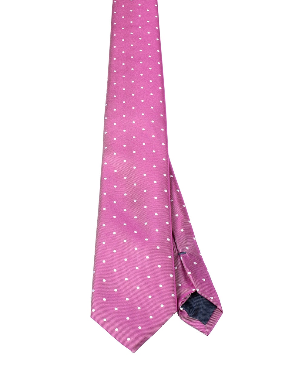 Corbata regular estampado Lunares para hombre 1