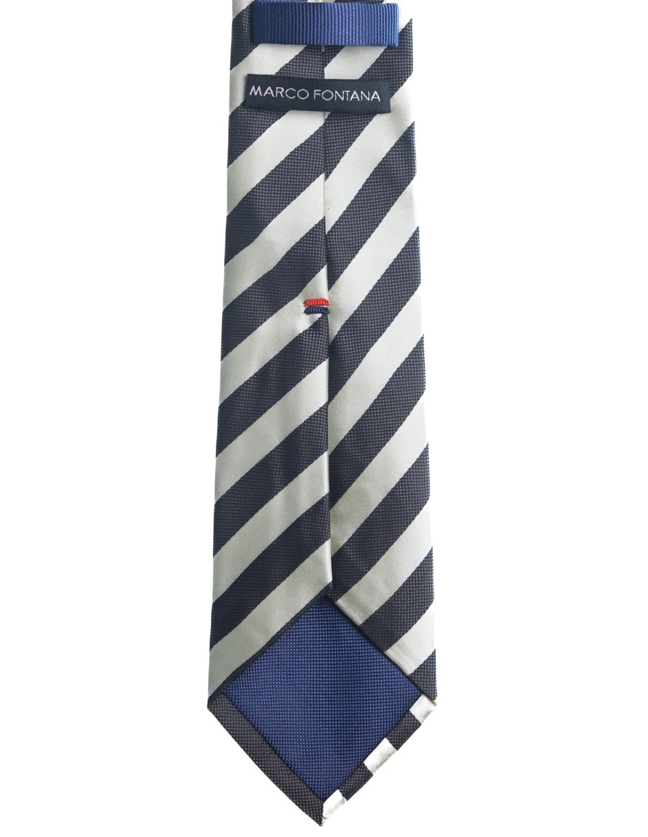 Corbata regular estampado a rayas para hombre 3