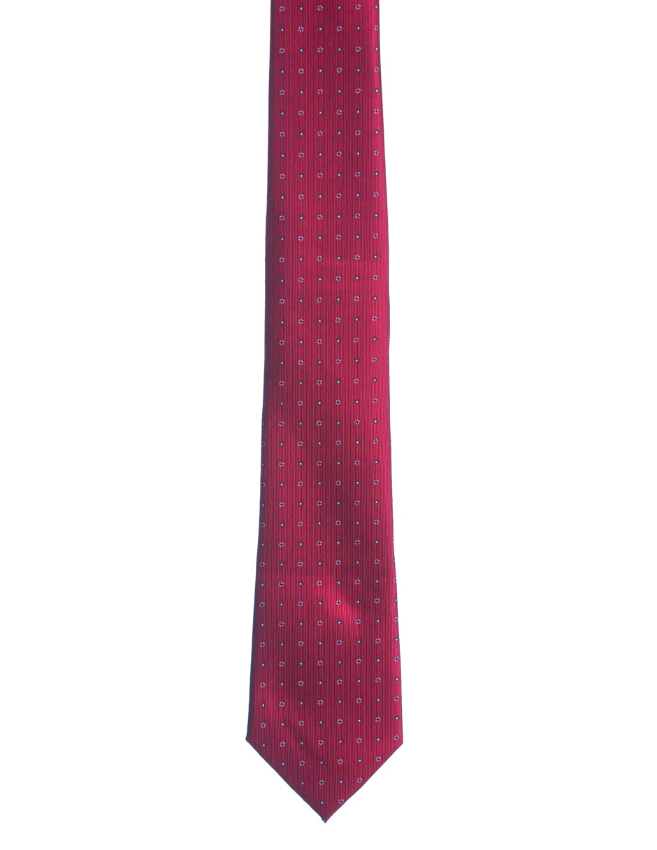 Corbata regular estampado floral para hombre 2