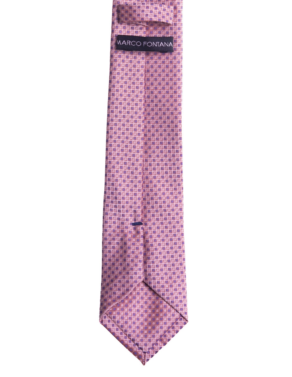 Corbata regular estampado a cuadros para hombre 3