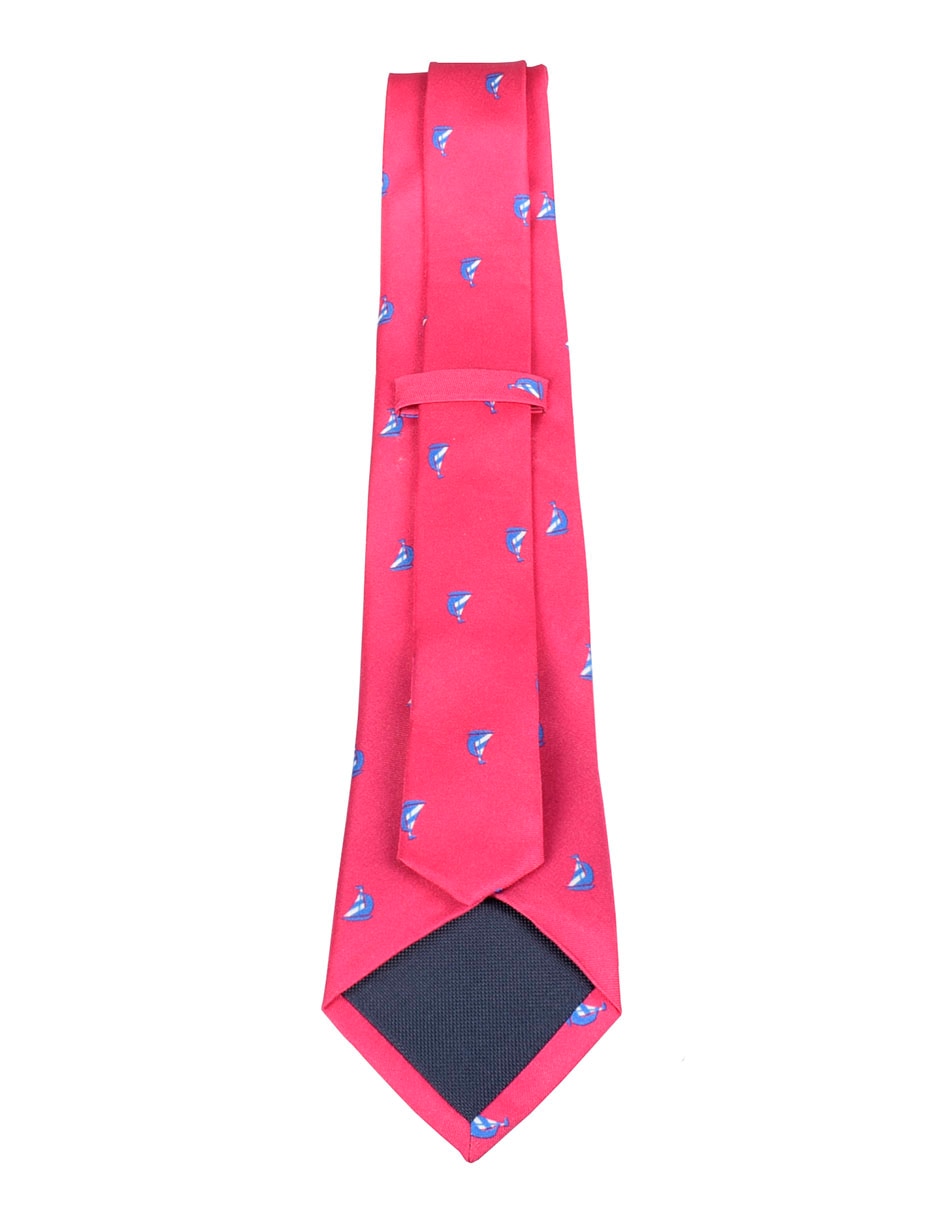 Corbata regular estampado náutico para hombre 2