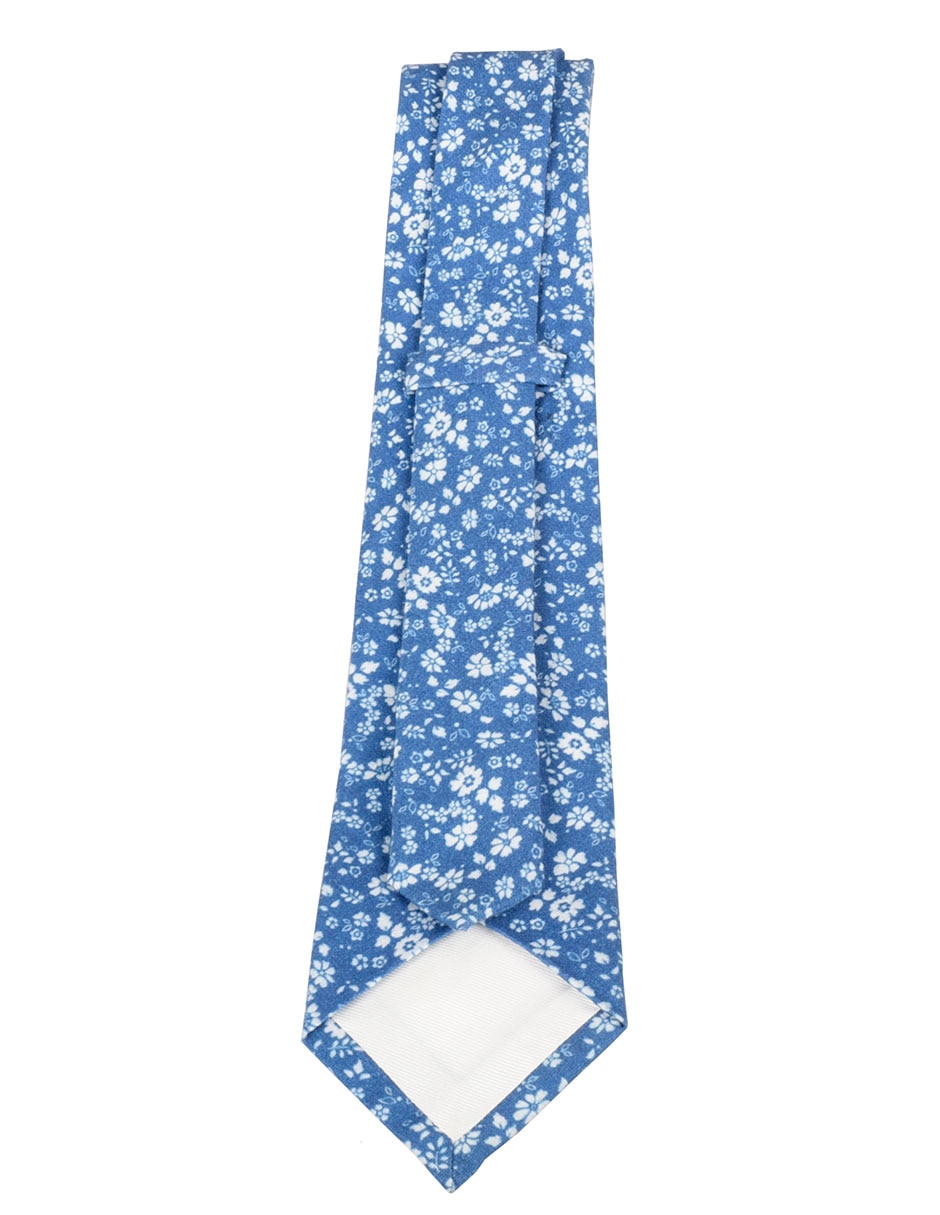 Corbata regular estampado floral para hombre 2