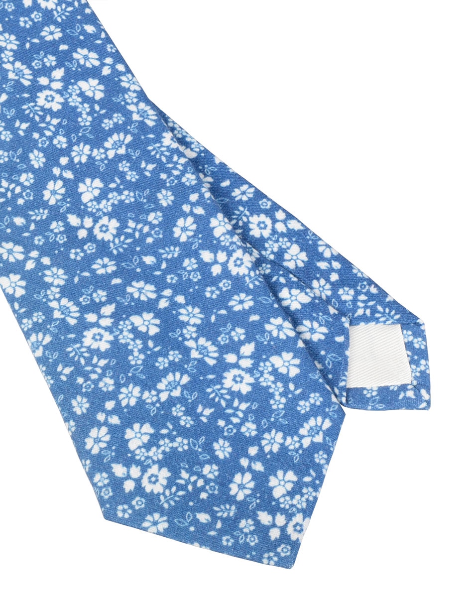 Corbata regular estampado floral para hombre 3