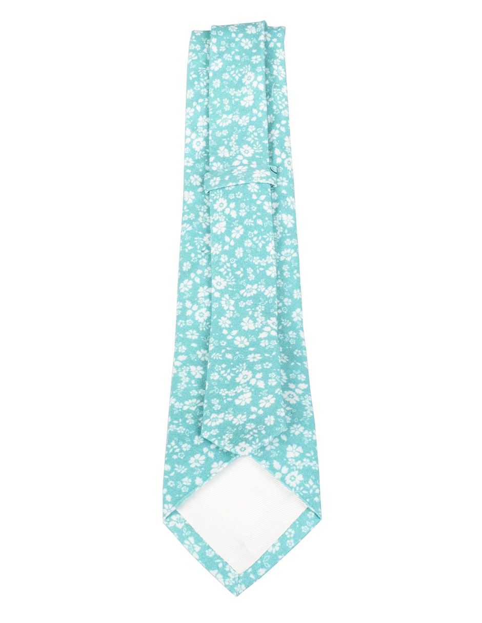 Corbata regular estampado floral para hombre 2
