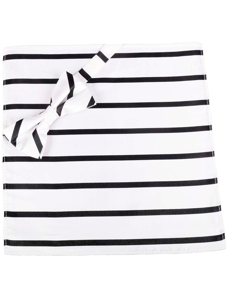 Set de moño y pañuelo para hombre 3