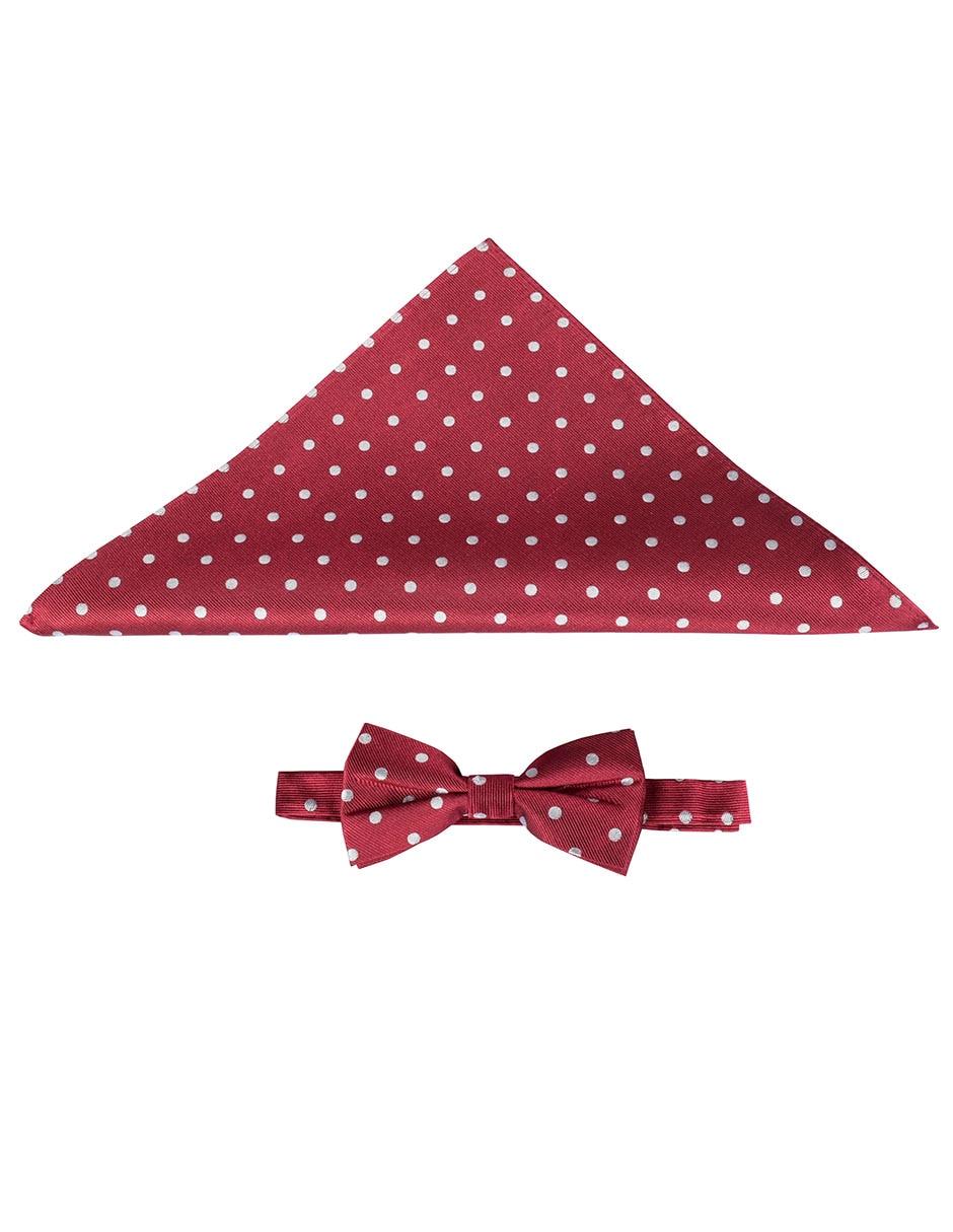 Set de moño y pañuelo para hombre