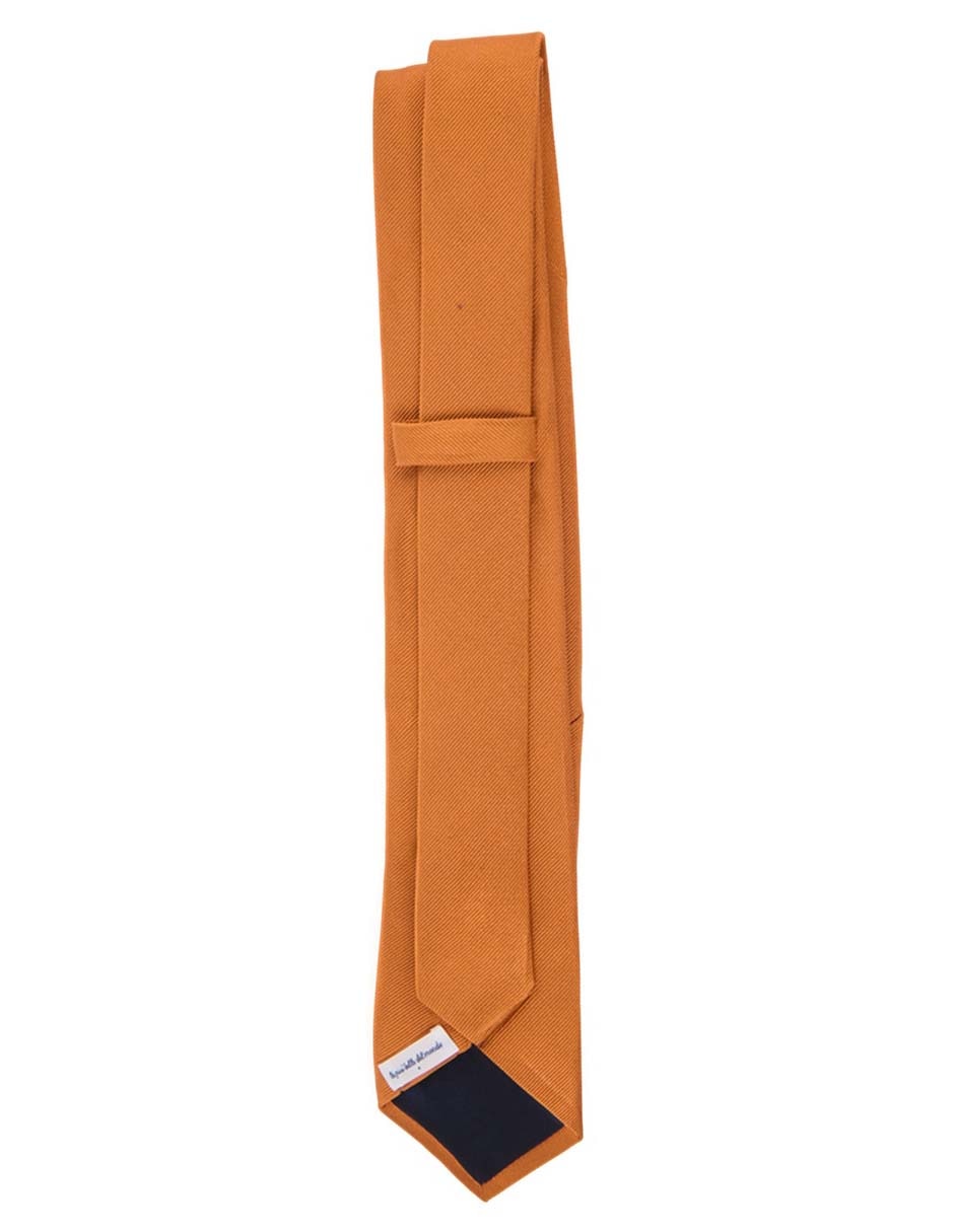 CORBATA SCAPPINO LISO SEDA, NARANJA