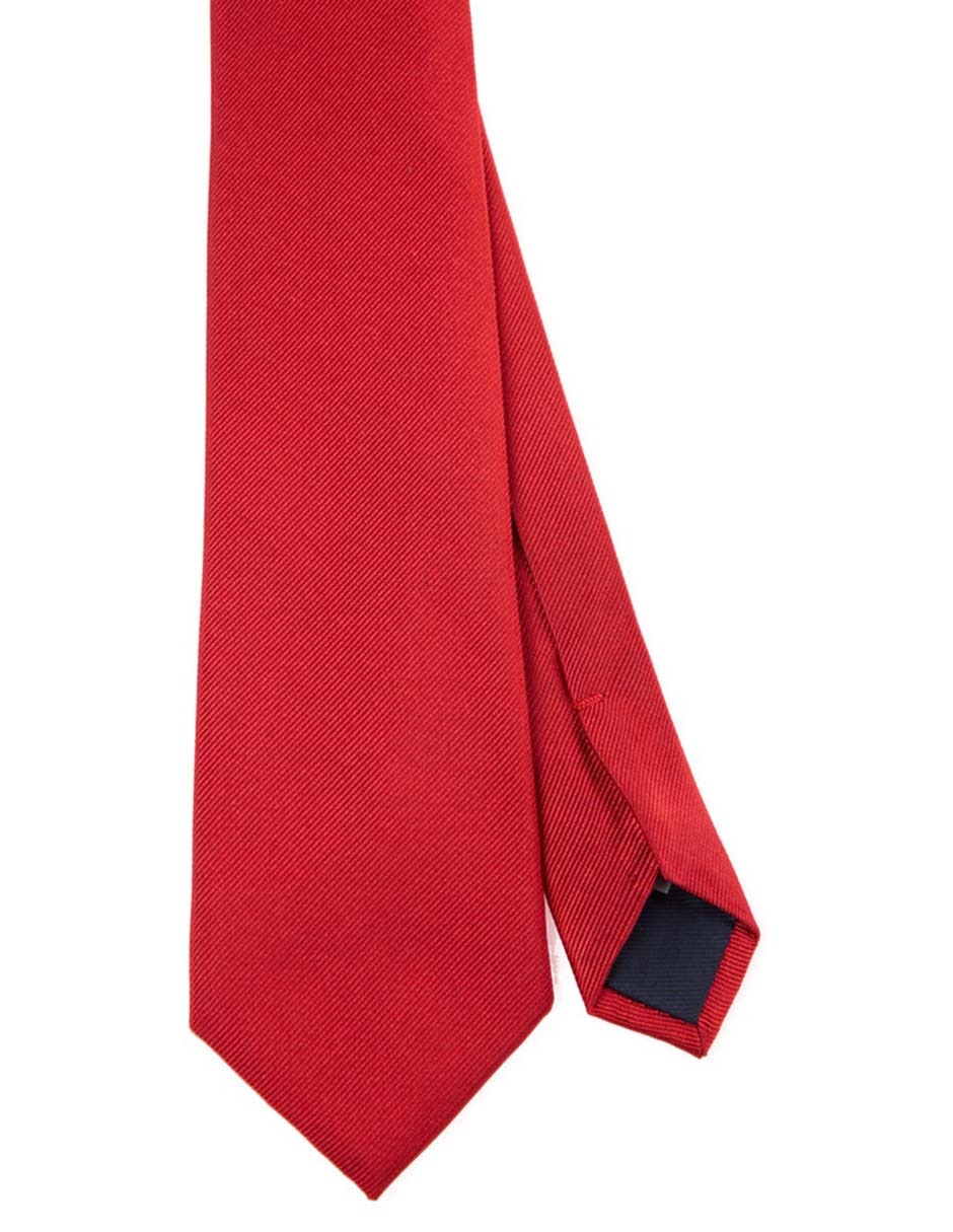 Corbata regular de seda para estampado liso para hombre