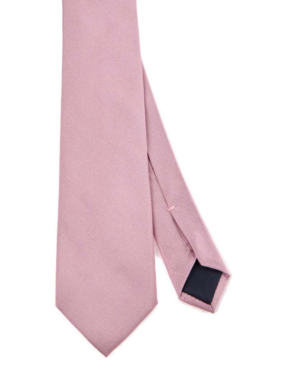 Corbata regular de seda para estampado liso para hombre