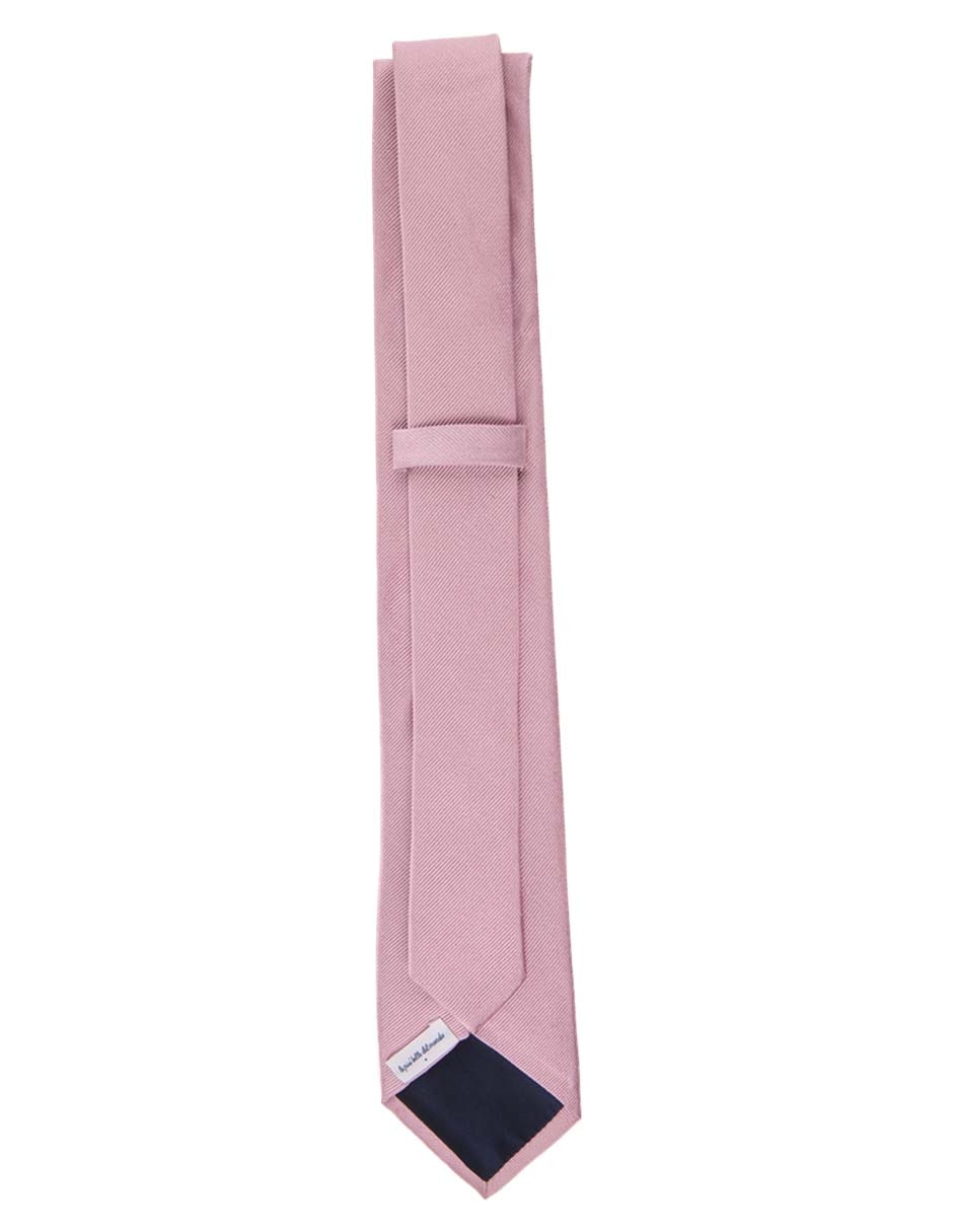 Corbata regular de seda para estampado liso para hombre 2