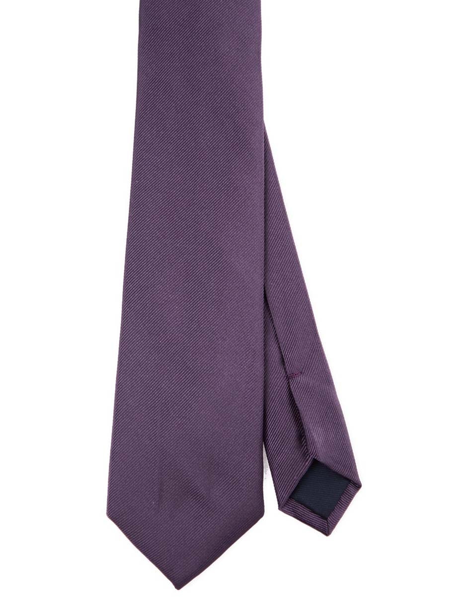 Corbata regular de seda para estampado liso para hombre