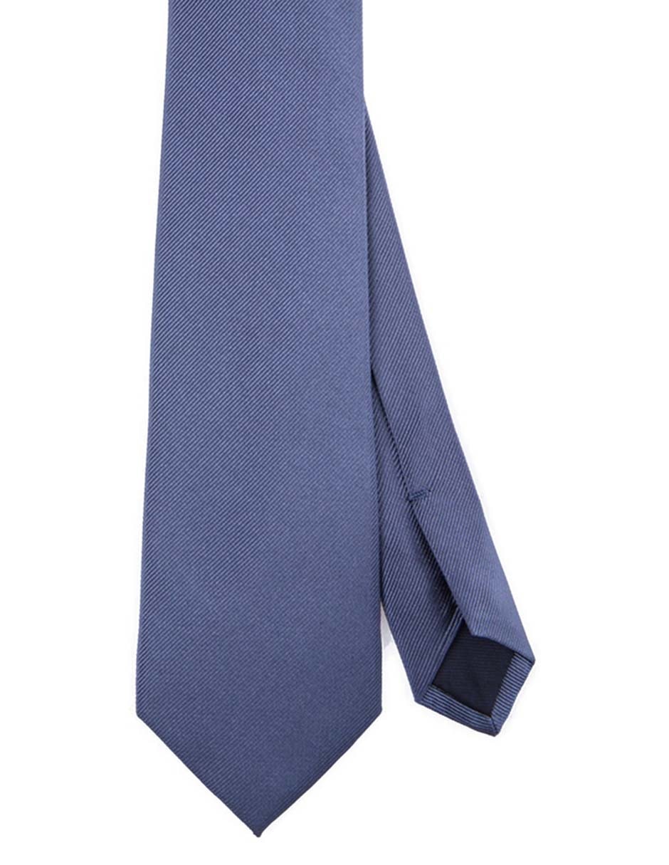 Corbata regular de seda para estampado liso para hombre
