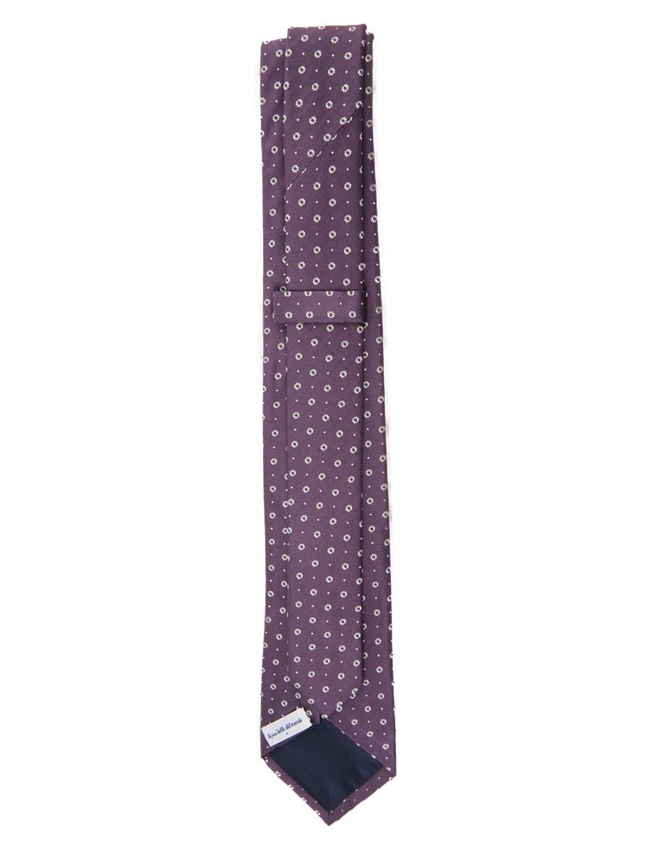 CORBATA SCAPPINO FLORAL SEDA, VIOLETA