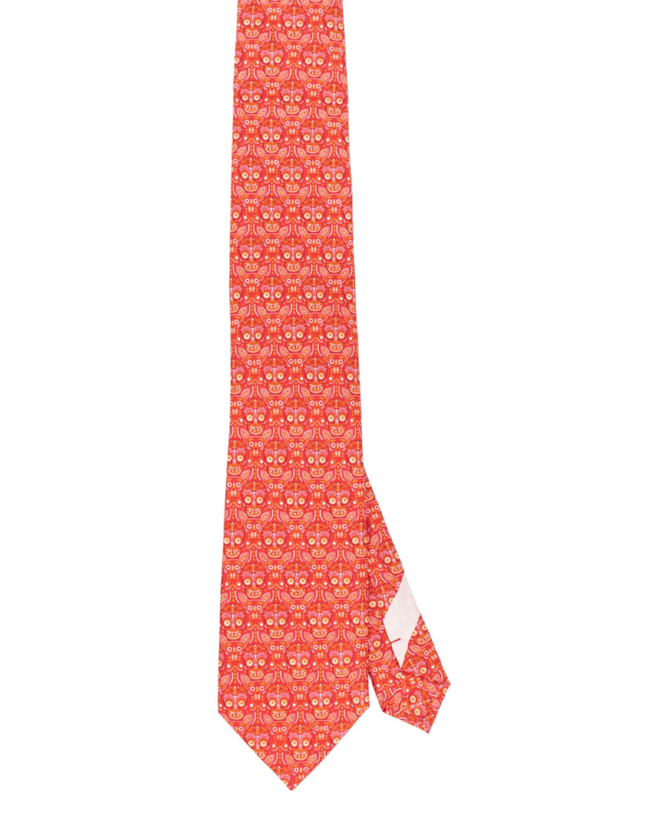Corbata regular de seda para hombre