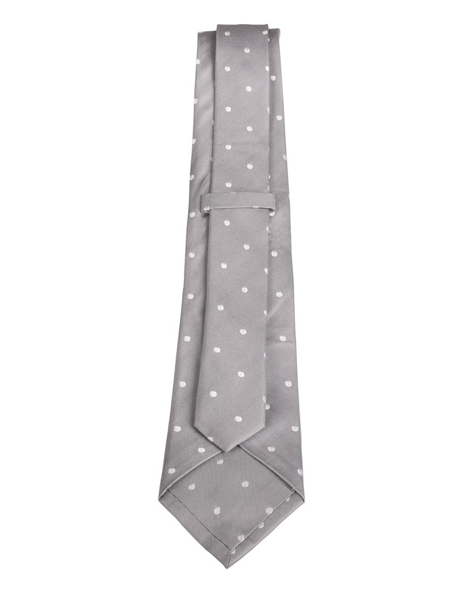 Corbata regular estampado lunares para hombre 2