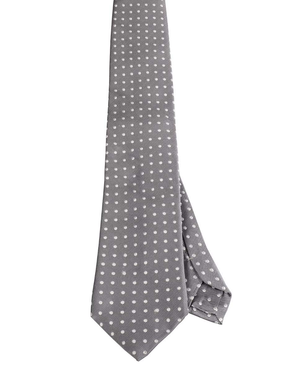 Corbata regular estampado lunares para hombre
