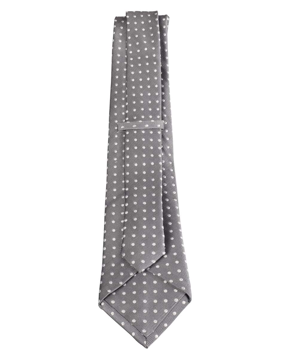 Corbata regular estampado lunares para hombre 2