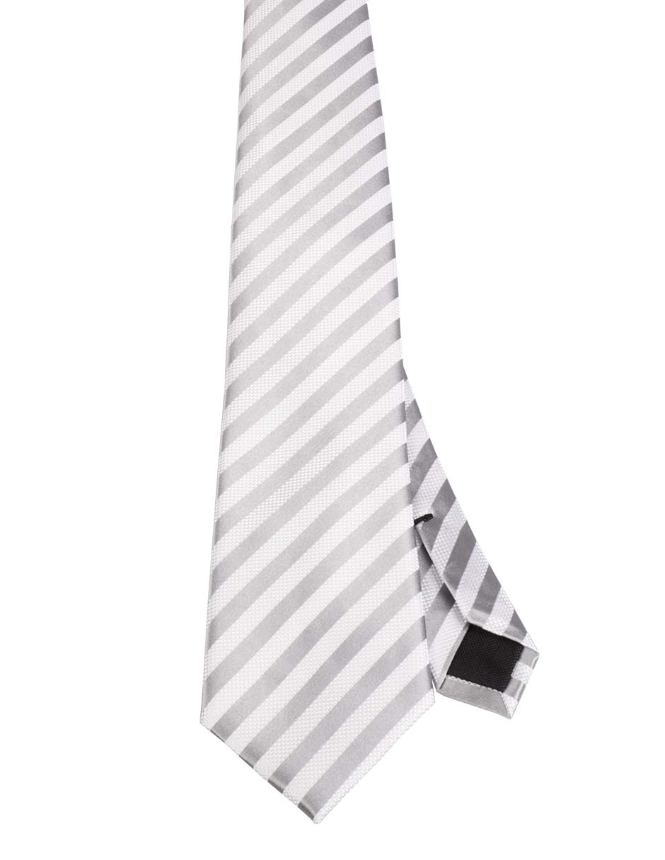 Corbata regular estampado a rayas para hombre 1