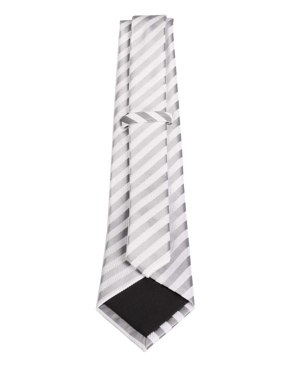 Corbata regular estampado a rayas para hombre