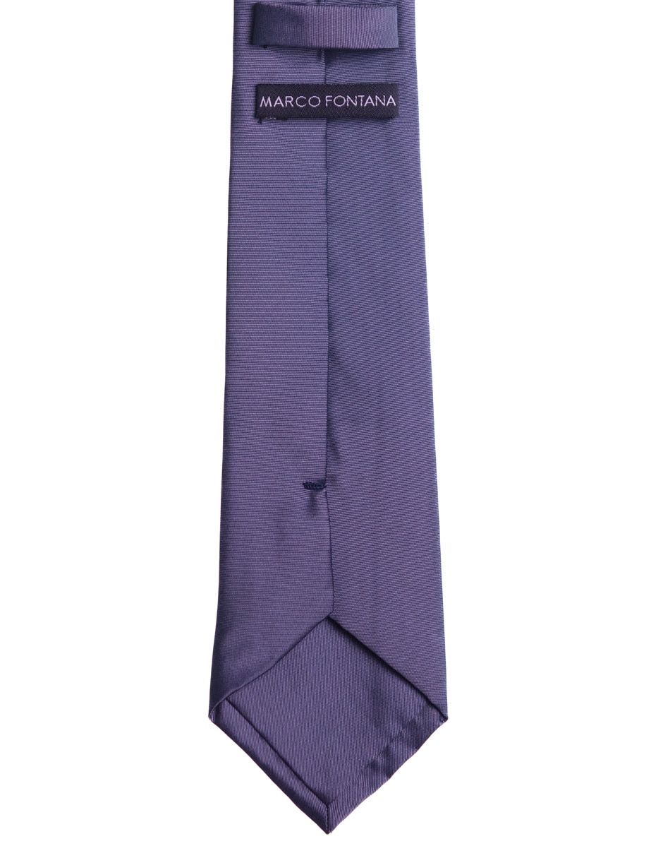 Corbata regular estampado liso para hombre 5