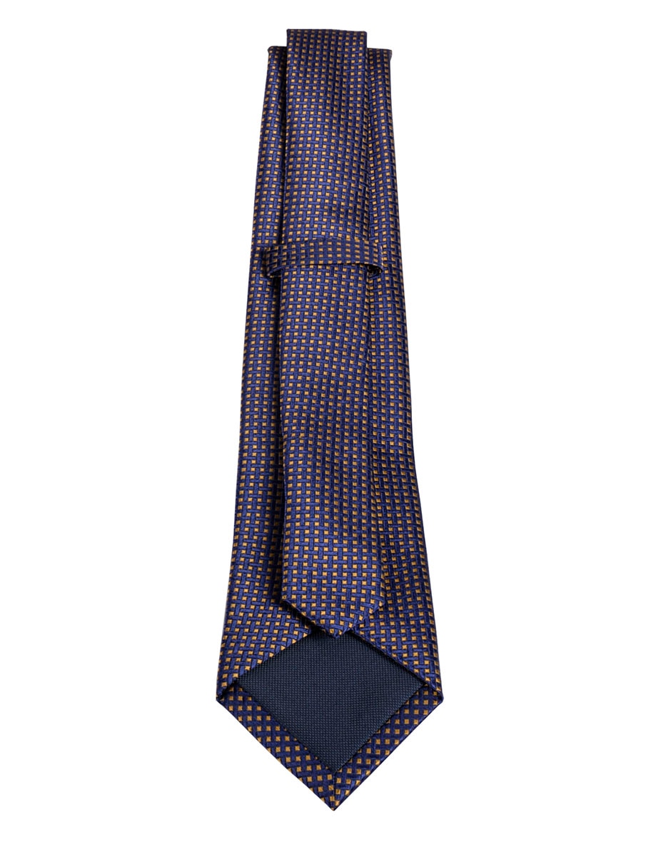 Corbata regular estampado a cuadros para hombre 2