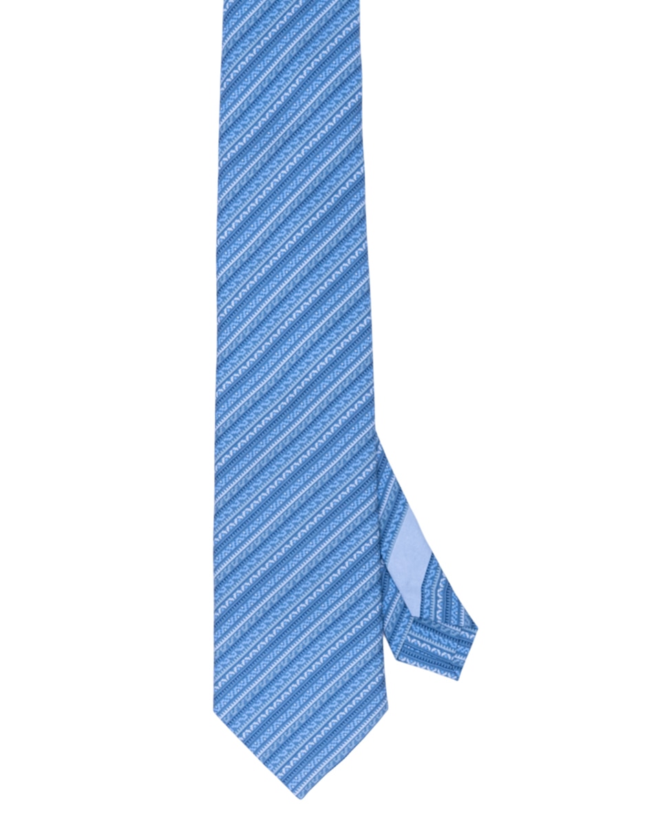 Corbata regular de seda para hombre