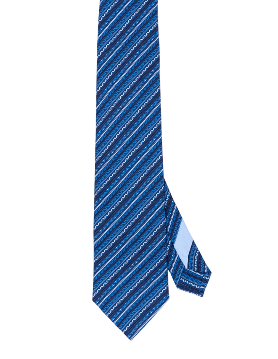 Corbata regular de seda para hombre